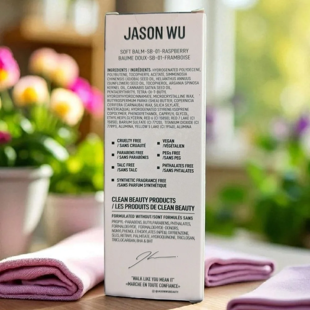 Jason Wu SOFT BALM LIP BALM - 01 Raspberry (New)